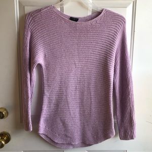 Talbots Pima cotton women’s lavender knit sweater size SP small petite